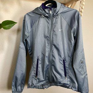 Blue/Purple reflective Nike windbreaker